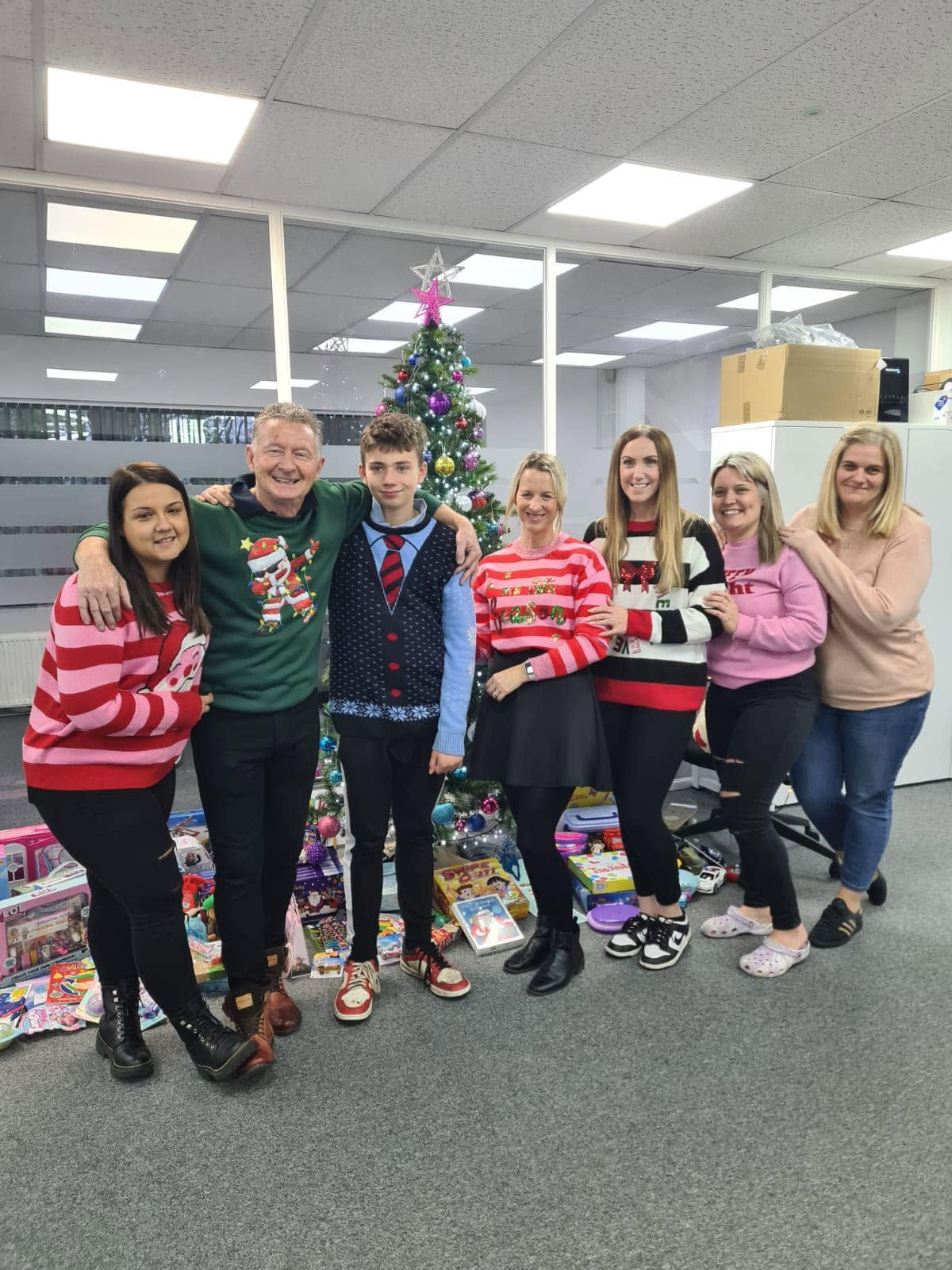 Christmas support at the food bank