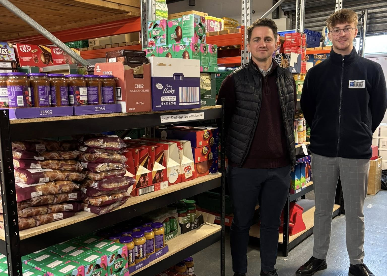 Russell's Retreat food bank shed